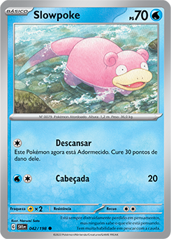 Slowpoke Escarlate E Violeta Banco De Dados De Cards Do Estampas