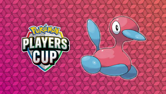 Erhalte zur Feier des Pokémon Players Cups ein Porygon2 mit Kampfregel-Symbol