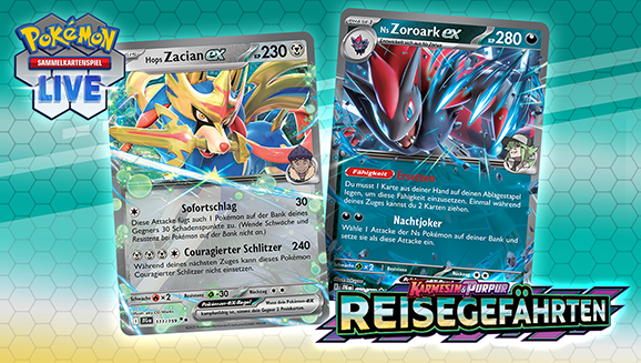 Pokémon-Sammelkartenspiel: Karmesin & Purpur – Reisegefährten Kampfpass-Deck-Strategien