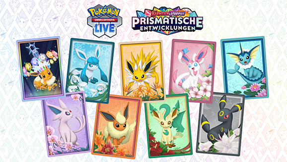 Das Event „Evolis prismatische Parade“ in Pokémon-Sammelkartenspiel-Live