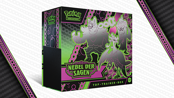 Top-Trainer-Box <em>Karmesin & Purpur – Nebel der Sagen</em>