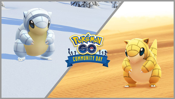 Sandan walzt durch den Pokémon GO Community Day im März