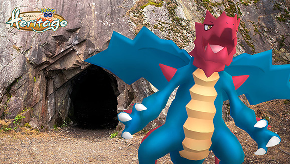 Shardrago gibt sein Debüt in Pokémon GO während des Events Drachenstiegenabstieg