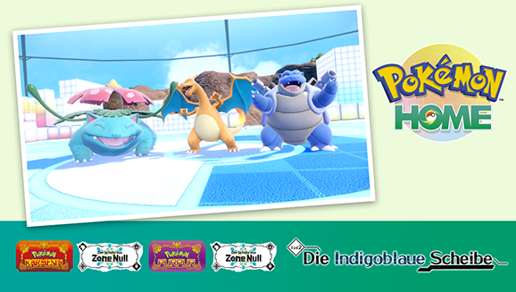 Ein neues Update für Pokémon HOME bringt Kompatibilität mit Die Indigoblaue Scheibe