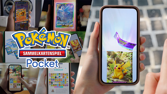 Kämpfe, sammle und tausche in Pokémon-Sammelkartenspiel-Pocket