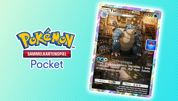 Drop-Event mit Turtok in Pokémon-Sammelkartenspiel-Pocket