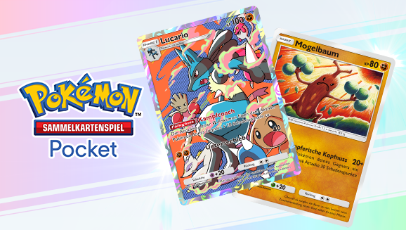 Pokémon-Sammelkartenspiel-Pocket: Strategie zur Deck-Vorlage für Mogelbaum und Lucario