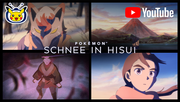 Schau dir Folge 1 von Pokémon: Schnee in Hisui auf Pokémon-TV und YouTube an