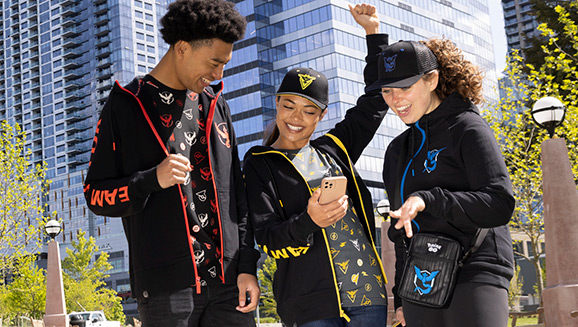 Get Pokémon GO Team Shirts, Hats, Hoodies, and Bags at the Pokémon Center