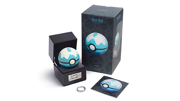 The Wand Company Dive Ball Replica at the Pokémon Center