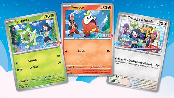 Get Pokémon Horizons: The Series Pokémon TCG Promo Cards as a Gift with Purchase