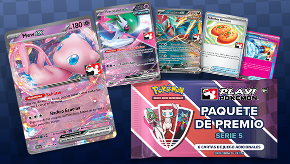 Consigue paquetes de premio de Play! Pokémon de la Serie 5 en tu tienda de juegos más cercana