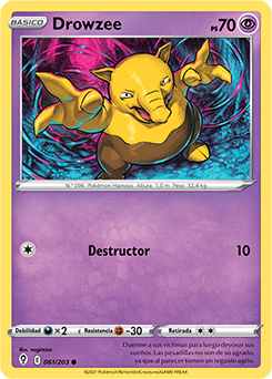 nivel de evolución de drowzee