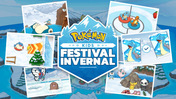 Pásalo en grande con los juegos y actividades de Pokémon Kids: Festival Invernal