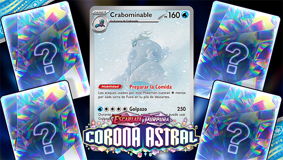 Dale un vistazo a las nuevas cartas de la expansión Escarlata y Púrpura-Corona Astral de JCC Pokémon