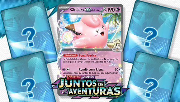 Clefairy ex de Lylia, Salamence ex y mucho más en Escarlata y Púrpura-Juntos de Aventuras de JCC Pokémon