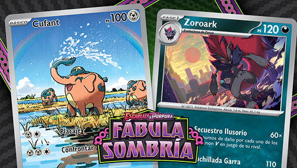 Las ilustraciones de la expansión Escarlata y Púrpura-Fábula Sombría de JCC Pokémon