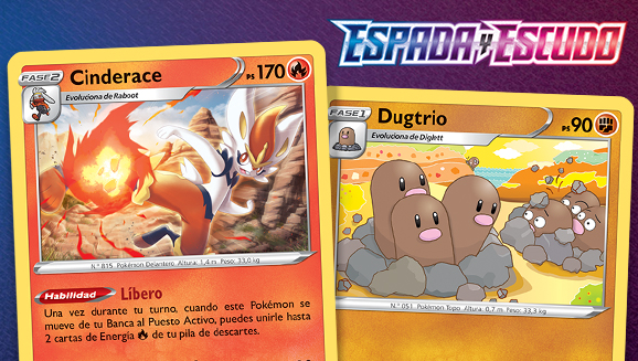 Las ilustraciones de la expansión Espada y Escudo de JCC Pokémon