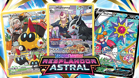 Un vistazo a las cartas de la Galería de Entrenadores de Espada y Escudo-Resplandor Astral de JCC Pokémon