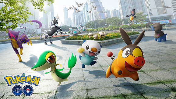 Pokémon descubiertos originalmente en Teselia, como Snivy, Tepig y Oshawott, están apareciendo en Pokémon GO