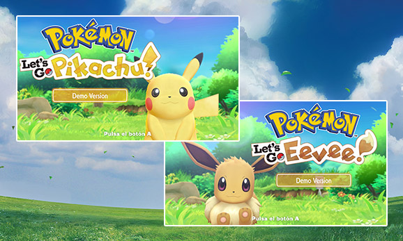 Juega a la Versión de prueba de Pokémon: Let's Go, Pikachu! y Pokémon: Let's Go, Eevee!