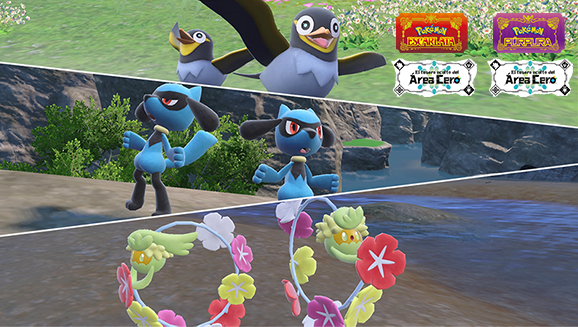 Captura a Riolu, Comfey y Wattrel en las apariciones masivas de Pokémon Escarlata y Pokémon Púrpura