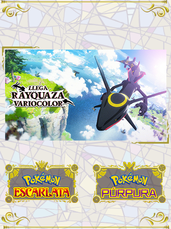 ¡Ya llega Rayquaza variocolor!