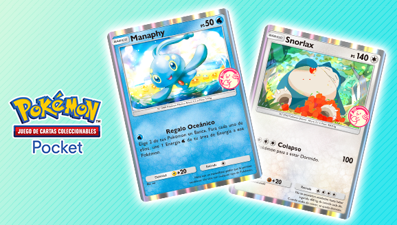 Manaphy y Snorlax quieren ser tu elección mágica