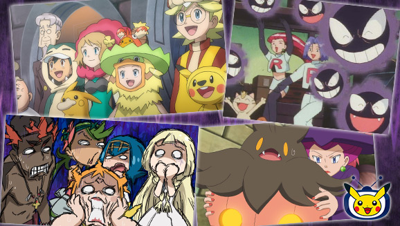 Ve terroríficos Pokémon de tipo Fantasma en la serie Pokémon en TV Pokémon