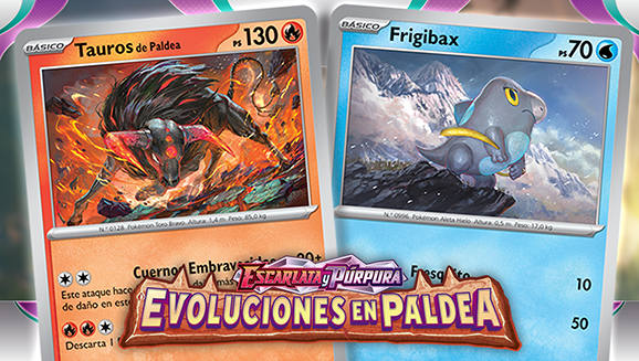 Las ilustraciones de la expansión Escarlata y Púrpura-Evoluciones en Paldea de JCC Pokémon