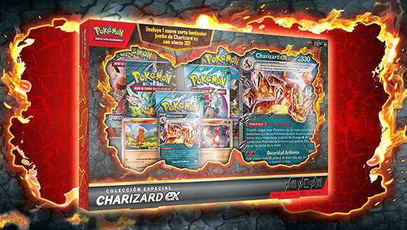 Colección Especial Charizard ex de JCC Pokémon