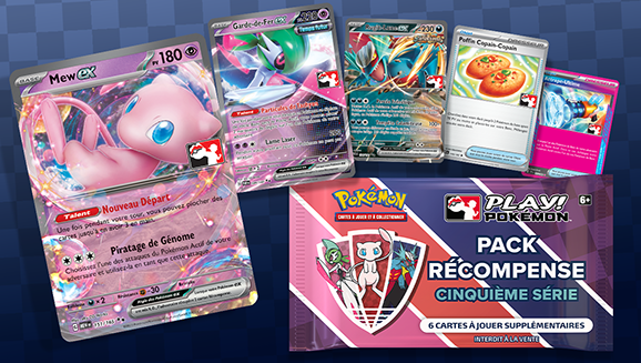 Recevez des Packs Récompense Play! Pokémon – Série 5 dans votre magasin de jeux