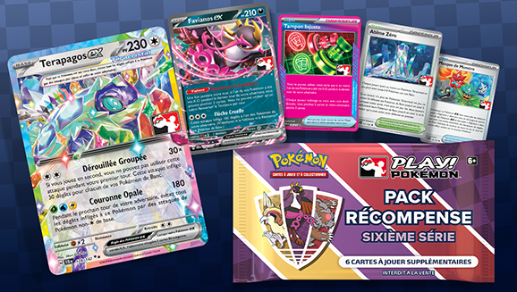 Obtenez un Pack Récompense spécial du JCC Pokémon en jouant avec d’autres fans de Pokémon !