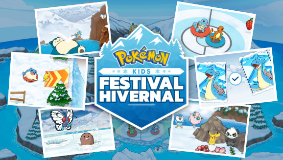 Jouez à des mini-jeux et prenez part à des activités amusantes lors de l'évènement « Pokémon Kids : Festival hivernal »