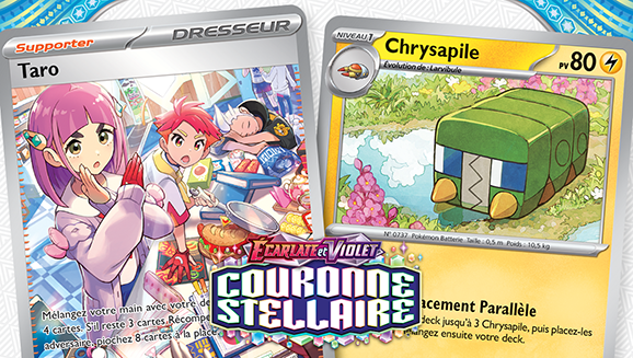 Illustrations de l’extension Écarlate et Violet – Couronne Stellaire du JCC Pokémon