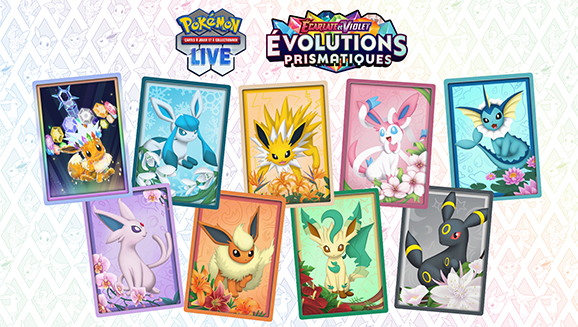 Évènement Parade prismatique d’Évoli dans le Jeu de Cartes à Collectionner Pokémon Live