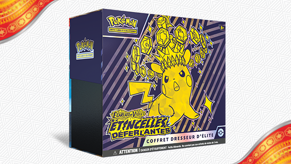 JCC Pokémon : Coffret Dresseur d’élite Écarlate et Violet – Étincelles Déferlantes