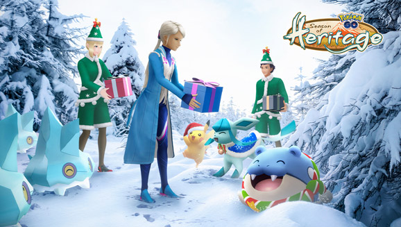 Cartes postales, Pokémon costumés et d’autres surprises vous attendent lors de l’évènement des Fêtes d’hiver de Pokémon GO 