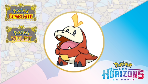 Obtenez le Chochodile de Rhod dans votre jeu Pokémon Écarlate ou Pokémon Violet via Cadeau Mystère