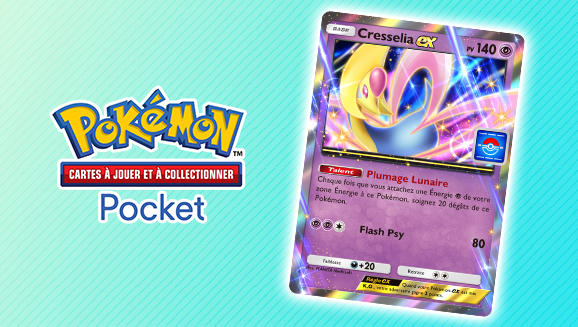 Évènement butin Cresselia-ex dans le Jeu de Cartes à Collectionner Pokémon Pocket