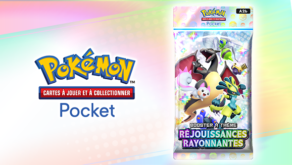 Des Pokémon chromatiques débarquent dans la nouvelle extension du JCC Pokémon Pocket, Réjouissances Rayonnantes