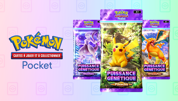 Jouez cartes sur table dans le Jeu de Cartes à Collectionner Pokémon Pocket