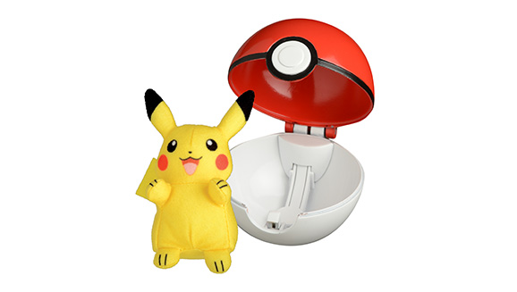 Pokéball con Statuina - Pikachu & Eevee