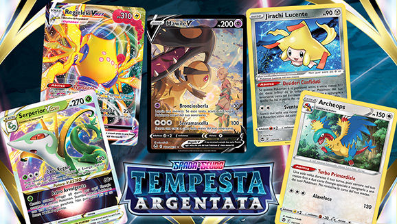 Serperior-V ASTRO, Regieleki-VMAX e tanti altri nell’espansione Spada e Scudo - Tempesta Argentata del GCC Pokémon