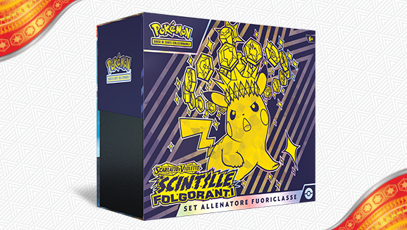 Set Allenatore Fuoriclasse dell’espansione Scarlatto e Violetto - Scintille Folgoranti del GCC Pokémon