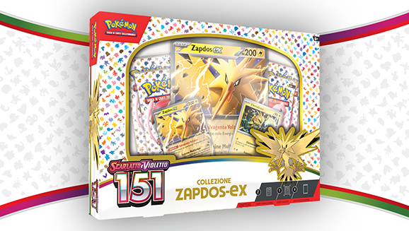 Collezione Zapdos-ex dell’espansione Scarlatto e Violetto - 151 del GCC Pokémon