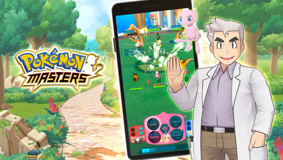 Fai amicizia con Oak e Mew e Rocco e Metagross su Pokémon Masters