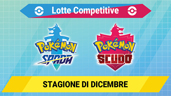 Lotta nella stagione delle Lotte Competitive di dicembre con i Pokémon di Le terre innevate della corona