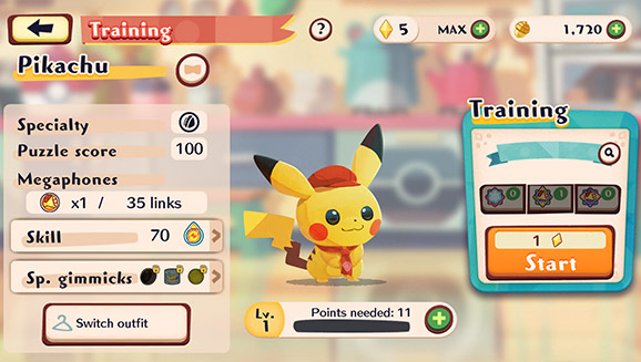 Completa i puzzle e servi sfiziose pietanze nel videogioco Pokémon Café Mix