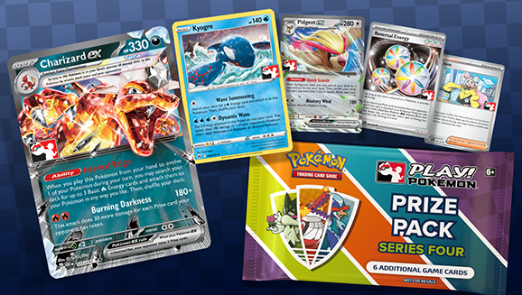 Receive Play! Pokémon Prize Packs Series Four at Your Local Game